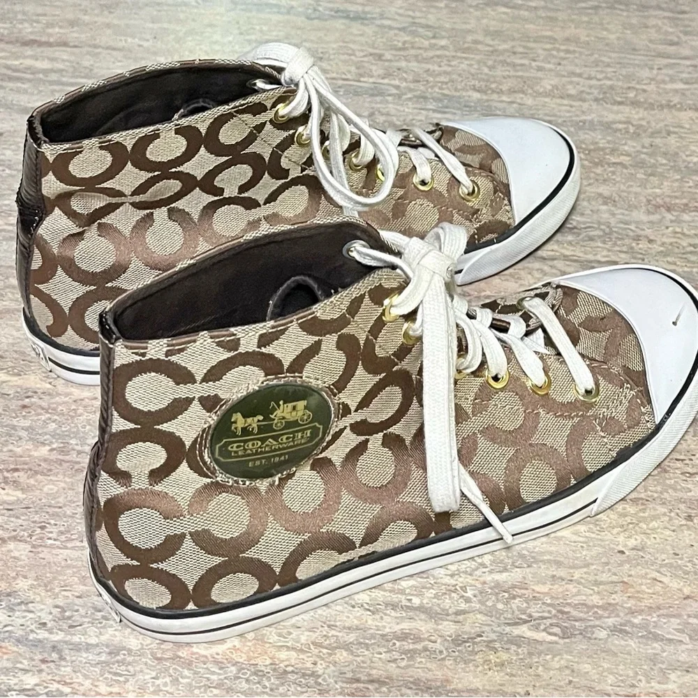 Coach Cardinal high top sneakers - Picture 8 of 16